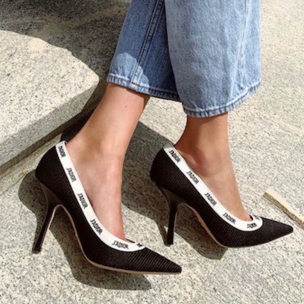 Dior J’adior Canvas Pumps 100MM